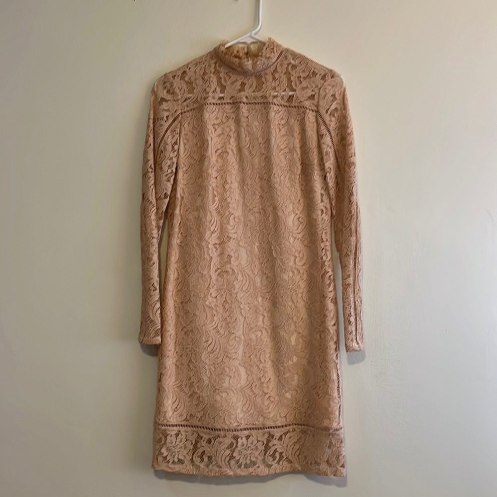 Reiss Blush Pink Lillie Shift Dress Size 4